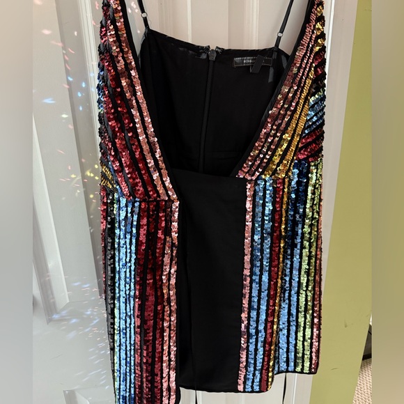 Sequin Multicolor BCBGMAXAZRIA Dress - Picture 3 of 8